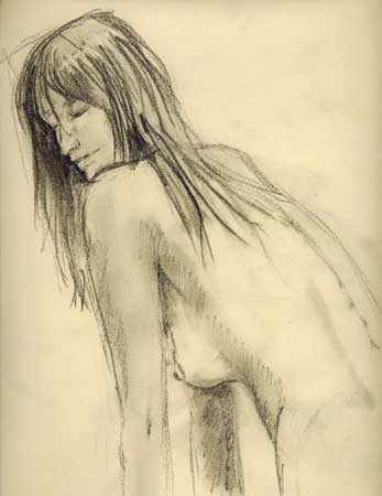 Life Drawing I, Charcoal